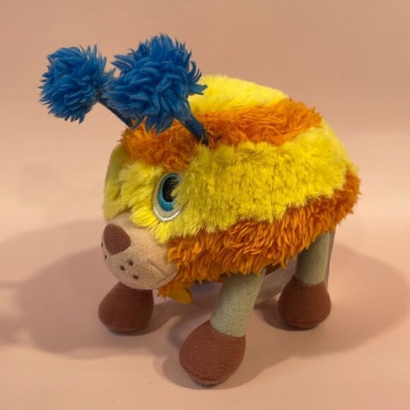 Disney Store Doc McStuffins Squibbles 6" Plush Yellow Orange Fuzzy Dog Stuffed - Picture 2 of 7